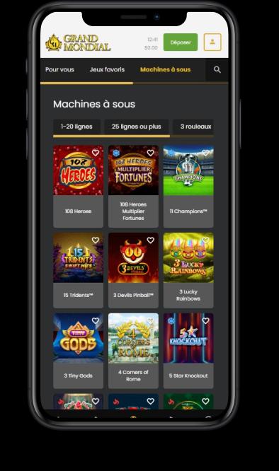 Grand Mondial Casino Mobile